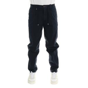 PANTALACCIO IN LINO BLU